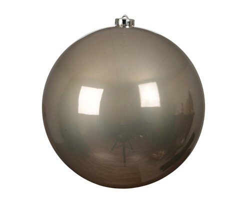 Decoris Kerstballen polystyreen - Smokey parel - Ø 20 cm