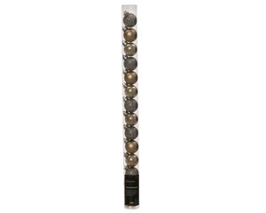 Decoris Kerstballen polystyreen - Smokey parel - Ø 3 cm - afbeelding 1