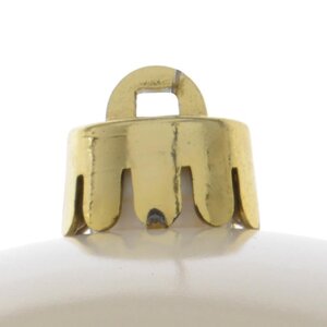 Decoris Kerstballen polystyreen - wolwit - Ø 20 cm - afbeelding 2