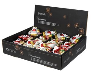 Decoris Kerstman polystyreen - multi - 11 × 3 × 7,5 cm - afbeelding 2