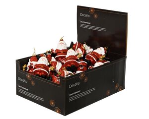 Decoris Kerstman polystyreen - rood/kleur(en) - 10 × 5,5 × 11,8 cm - afbeelding 2
