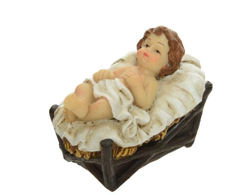 Decoris Kerststalfiguur polyresin - multi - 6 × 4 × 5,5 cm