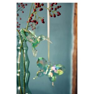 Decoris Kolibrie polystyreen - licht groen - 9,5 × 7,1 × 9 cm - afbeelding 2