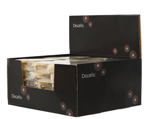 Decoris Kolibrie veer - licht goud - 18 × 12 × 10 cm - afbeelding 2