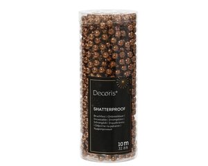 Decoris Kralenslinger polystyreen - espresso - Ø 0,8 cm - afbeelding 1