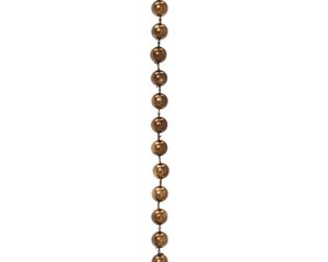 Decoris Kralenslinger polystyreen - espresso - Ø 0,8 cm - afbeelding 2