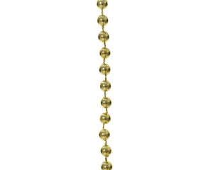 Decoris kralenslinger licht goud – lengte 10 m, diameter 0,8 cm - afbeelding 2