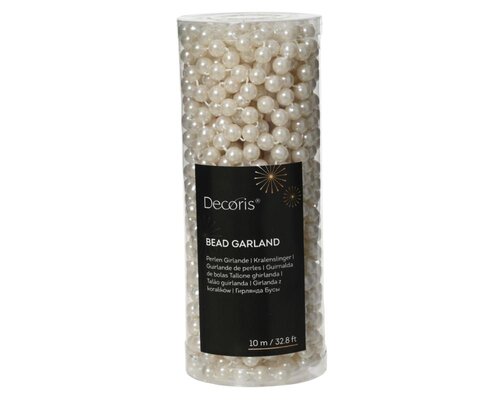 Decoris kralenslinger parel – lengte 10 m, diameter 0,8 cm - afbeelding 1