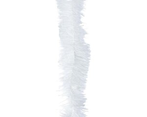 Decoris lametta guirlande PET winterwit – diameter 7 cm, hoogte 270 cm