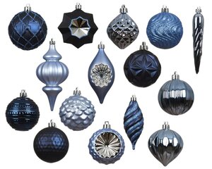 Decoris Mix box polystyreen - blauw/kleur(en) - 33,5 × 8 × 47,3 cm - afbeelding 2
