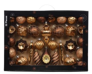 Decoris Mix box polystyreen - bruin/kleur(en) - 33,5 × 8 × 47,3 cm - afbeelding 1
