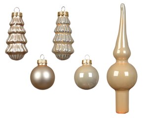 Decoris Ornament glas - parel - Ø 3 cm - afbeelding 2