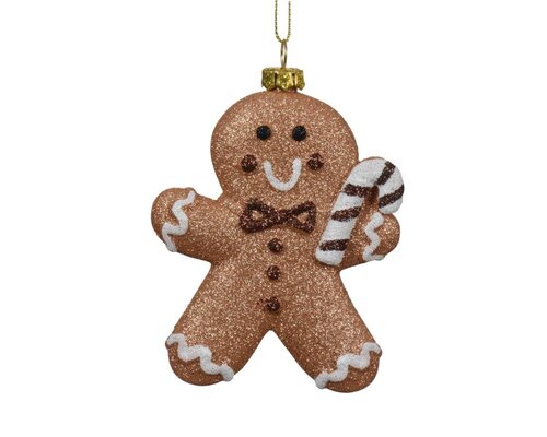 Decoris Peperkoek kunststof - bruin/kleur(en) - 8,3 × 3 × 10 cm - afbeelding 1