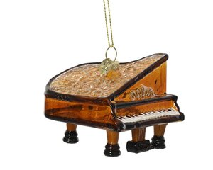 Decoris Piano glas - bruin - 7,7 × 8 × 7,6 cm - afbeelding 1