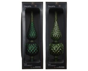 Decoris Piek glas - dennengroen - Ø 8,7 cm - afbeelding 1