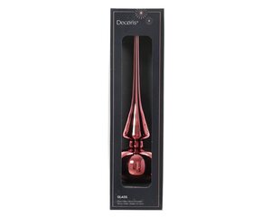 Decoris Piek glas - donker roze - Ø 6 cm - afbeelding 1