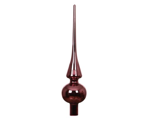 Decoris Piek glas - donker roze - Ø 6 cm - afbeelding 2