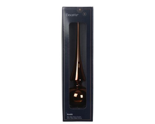 Decoris Piek glas - espresso - Ø 6 cm - afbeelding 1
