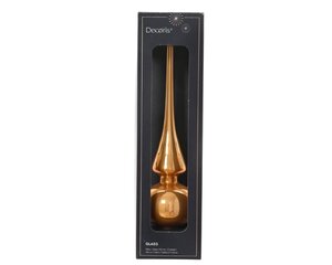 Decoris Piek glas - karamel bruin - Ø 6 cm - afbeelding 1