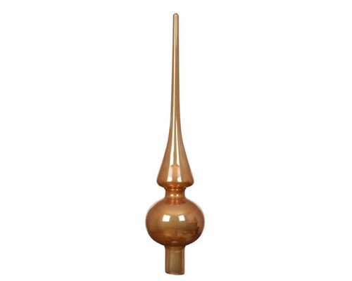 Decoris Piek glas - karamel bruin - Ø 6 cm - afbeelding 2