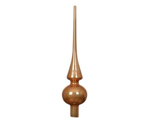 Decoris Piek glas - karamel bruin - Ø 6 cm - afbeelding 2