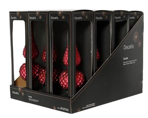 Decoris Piek glas - ossenbloed - Ø 8,7 cm - afbeelding 3