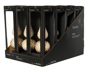 Decoris Piek glas - parel - Ø 8,7 cm - afbeelding 3
