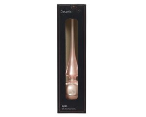 Decoris Piek glas - poederroze - Ø 6 cm