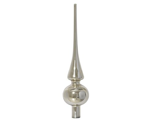 Decoris Piek glas - zilver - Ø 6 cm - afbeelding 2
