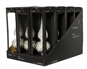 Decoris Piek glas - zilver - Ø 8,7 cm - afbeelding 3