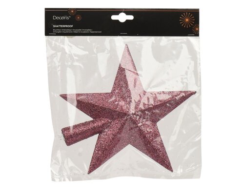 Decoris Piek polystyreen - donker roze - 4,2 × 19 × 19 cm - afbeelding 1