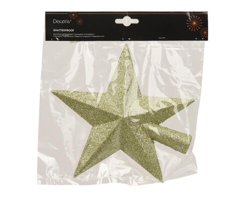 Decoris Piek polystyreen - warm pistache - 4,2 × 19 × 19 cm - afbeelding 1