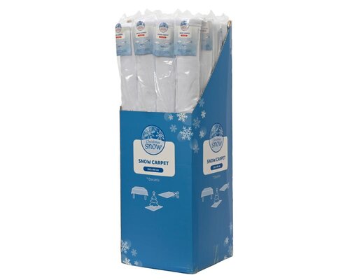 Decoris Sneeuwdeken polyester - wit - 350 × 90 × 0,2 cm - afbeelding 2