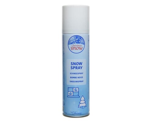 Decoris sneeuwspray wit – diameter 4,4 cm, hoogte 17,8 cm