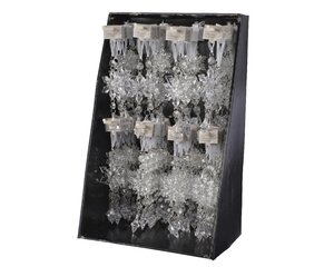 Decoris Sneeuwvlok acryl - transparant - 1 × 4 × 16 cm - afbeelding 2