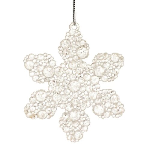 Decoris Sneeuwvlok kunststof - transparant - 0,5 × 10 × 10 cm - afbeelding 5