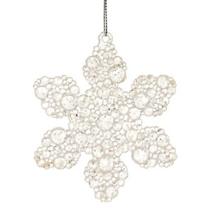Decoris Sneeuwvlok kunststof - transparant - 0,5 × 10 × 10 cm - afbeelding 5
