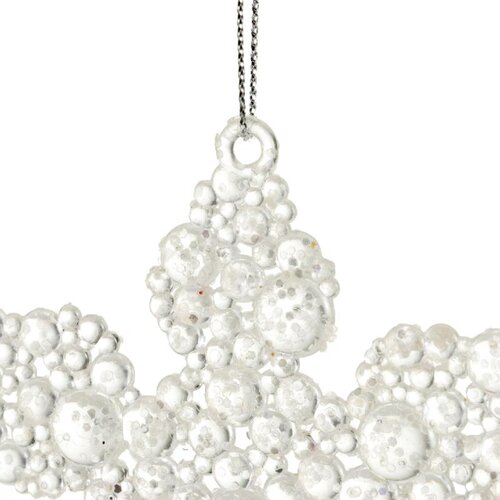 Decoris Sneeuwvlok kunststof - transparant - 0,5 × 10 × 10 cm - afbeelding 6