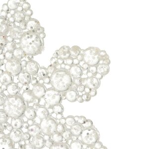 Decoris Sneeuwvlok kunststof - transparant - 0,5 × 10 × 10 cm - afbeelding 7