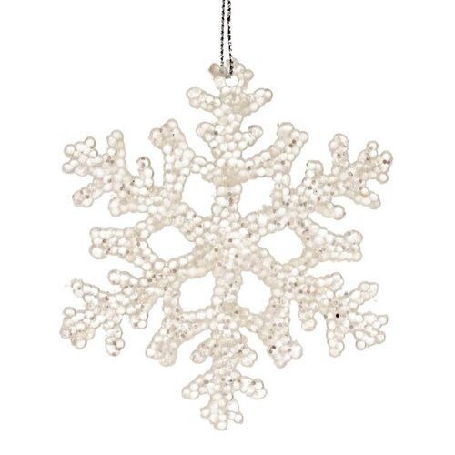 Decoris Sneeuwvlok kunststof - transparant - 0,5 × 10 × 10 cm - afbeelding 8