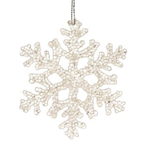 Decoris Sneeuwvlok kunststof - transparant - 0,5 × 10 × 10 cm - afbeelding 8
