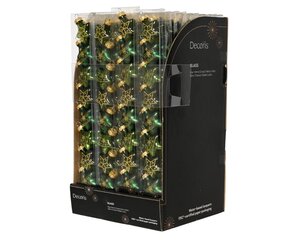 Decoris Ster glas - dennengroen - 3 × 1,3 × 3 cm - afbeelding 3