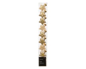 Decoris Ster glas - parel - 3 × 1,3 × 3 cm - afbeelding 1