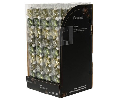 Decoris Ster glas - rosemarijn - 3 × 1,3 × 3 cm - afbeelding 3
