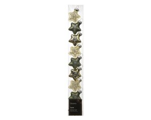 Decoris Ster glas - rosemarijn - 3 × 1,3 × 3 cm - afbeelding 1