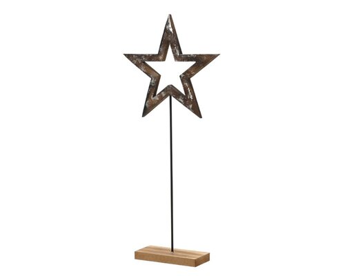Decoris Ster MDF - bruin - 29,5 × 7 × 65 cm