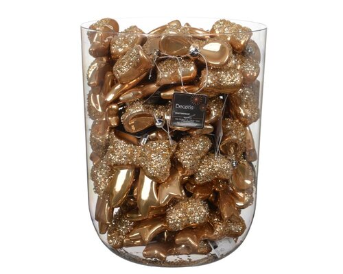 Decoris Strik polystyreen - karamel bruin - 8,7 × 3,4 × 9,8 cm - afbeelding 1