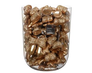 Decoris Strik polystyreen - karamel bruin - 8,7 × 3,4 × 9,8 cm - afbeelding 1