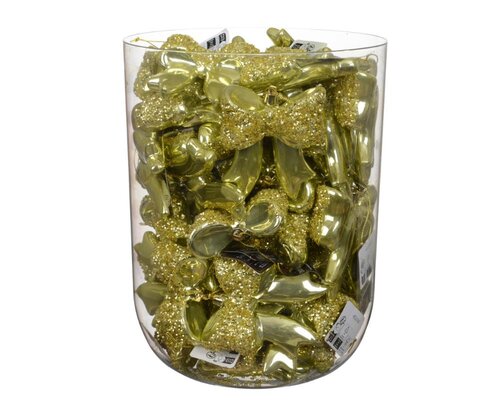 Decoris Strik polystyreen - warm pistache - 8,7 × 3,4 × 9,8 cm - afbeelding 1