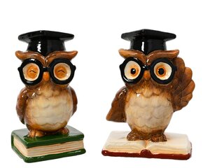 Decoris Uil terracotta - bruin/kleur(en) - 5,5 × 8,5 × 11,5 cm